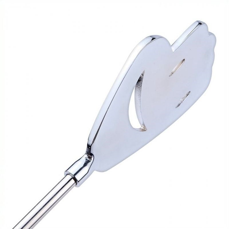 Steel Flogger With Hand Get Erection Rings - - Whips And Crops