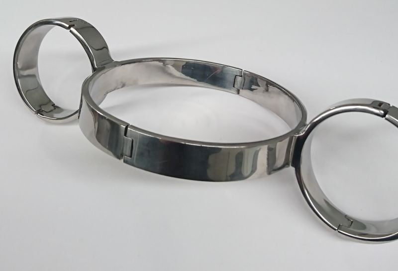 Steel Slave Collar & Cuffs Best Adult Shop - - Cuffs And Restraints