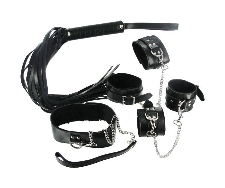 Strict 7 Piece Bondage Adventure Set Get Harder Now - - Bondage Kits