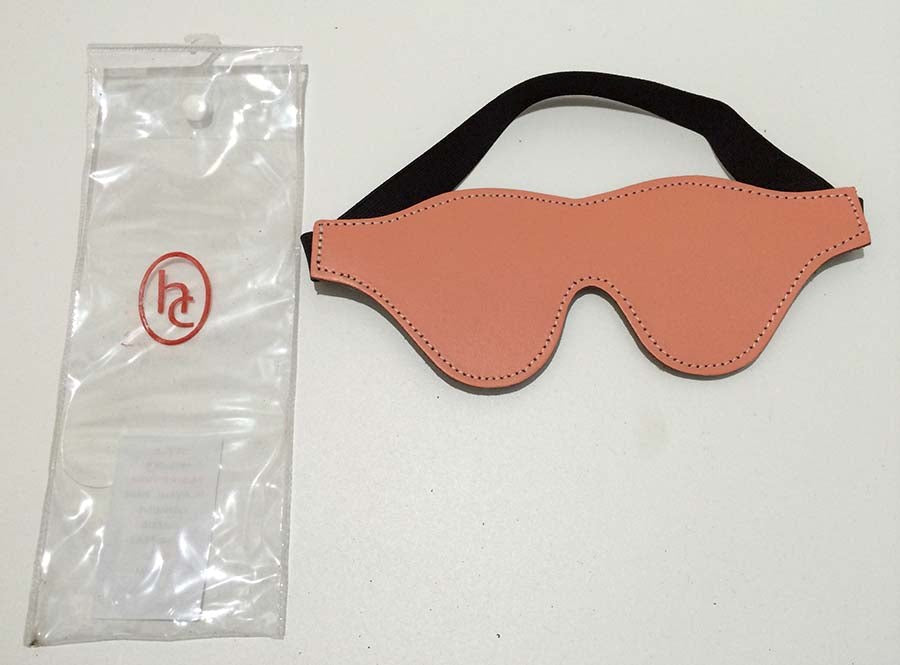 Hells Couture Suede Bondage Blindfold Premium Sensory Deprivation - - Fancy Dress Ups