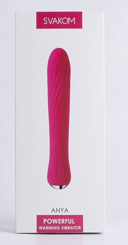 Svakom Anya Flexible Warming G Spot Vibrator with Heating Technology - - G-Spot Vibrators