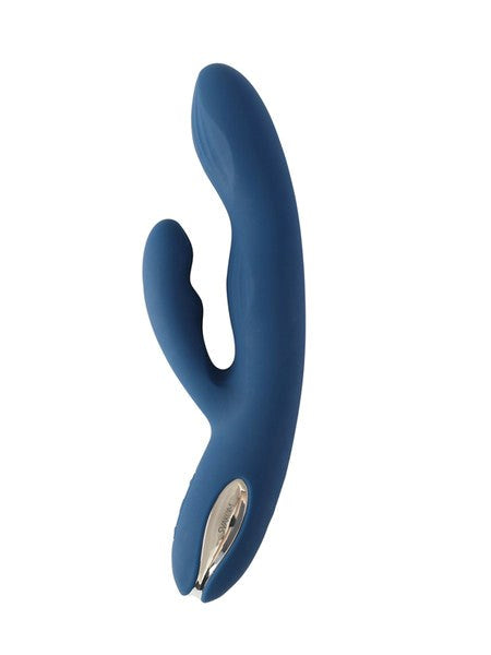 Svakom Aylin Pulsating Dual Headed Rabbit Vibrator G Spot Clitoral - - Rabbit Vibrators