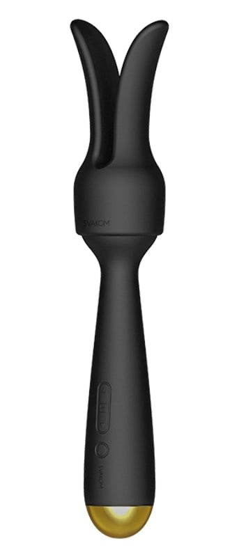 Svakom Emma Neo Interactive Vibrating Body Wand Massager with Heating - - Remote Control Vibrators