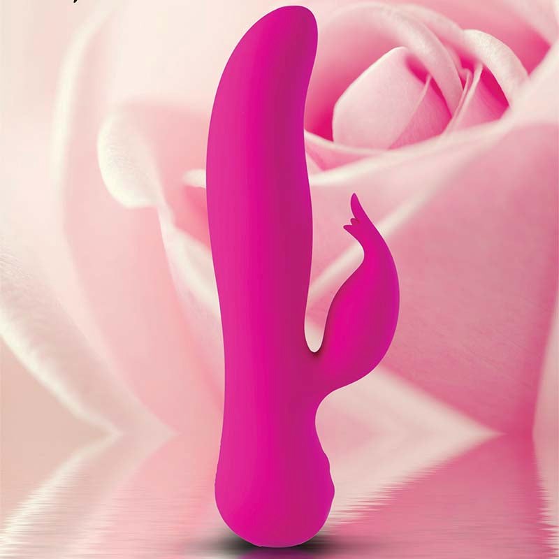BMS Factory Swan The Blossom Dual Stimulation Rabbit Vibrator - - Rabbit Vibrators