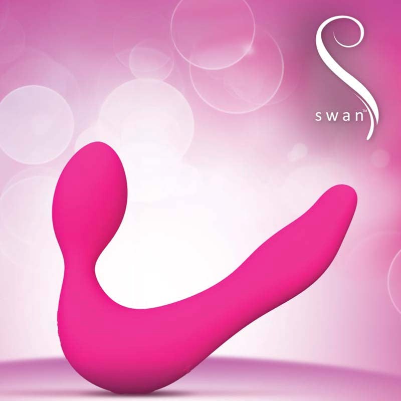 BMS Factory Swan The Eternal Strapless Strap On Vibrator Dual Motors - - Rabbit Vibrators