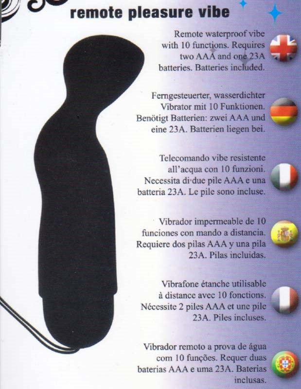 Xa Xa Xoom Swell Wireless Vibrator with Remote Control and 10 Speeds - - Remote Control Vibrators