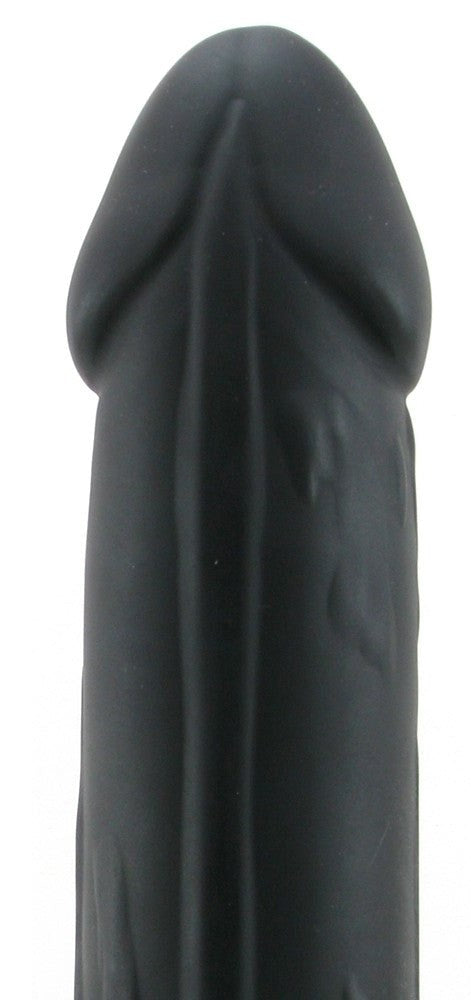 Tantus Hoss Black 12.5 Inch Premium Silicone Dildo with Flared Base - - Realistic Dildos