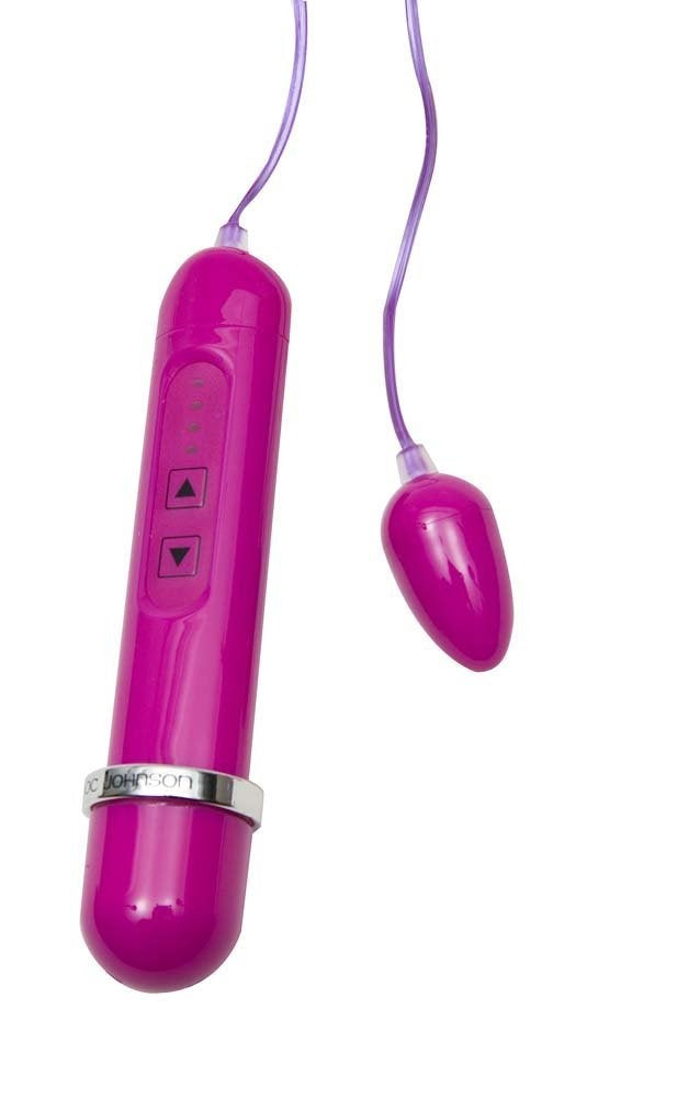 Doc Johnson Tear Drop Bullet Vibrator and Controller - - Personal Massagers