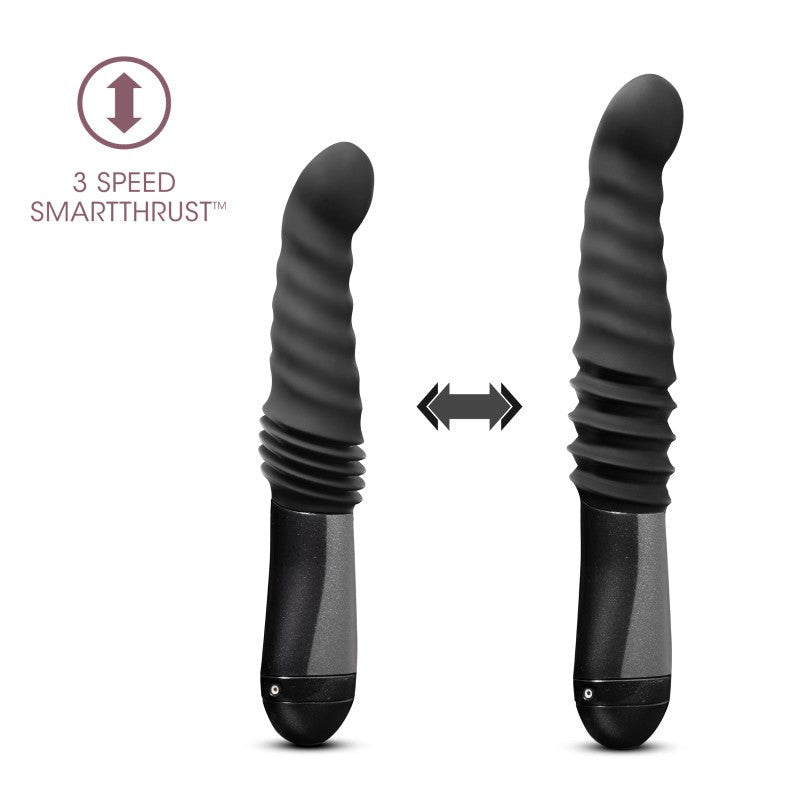 Blush Novelties Temptasia Lazarus Powerful Thrusting Dildo Rechargeable - - Vibrating Dildos