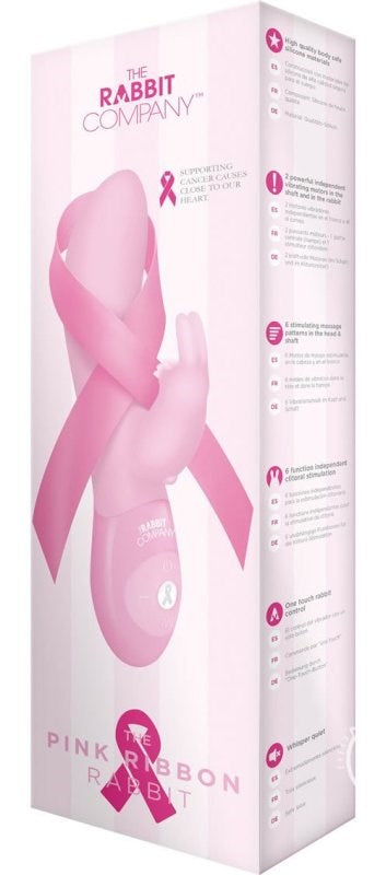 Xgen Products The Pink Ribbon Rabbit Pink Dual Motor Rabbit Vibrator - - Rabbit Vibrators