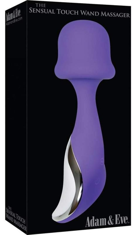 Adam & Eve The Sensual Touch Wand Massager Rechargeable Vibrator - - Body Wands