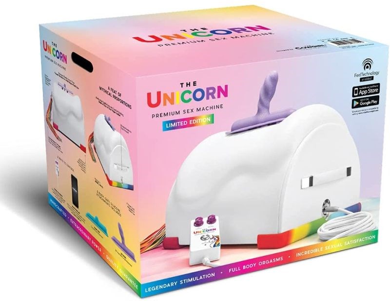 The Cowgirl Unicorn Premium Sex Machine with Fantasy Attachments - - Remote Control Vibrators