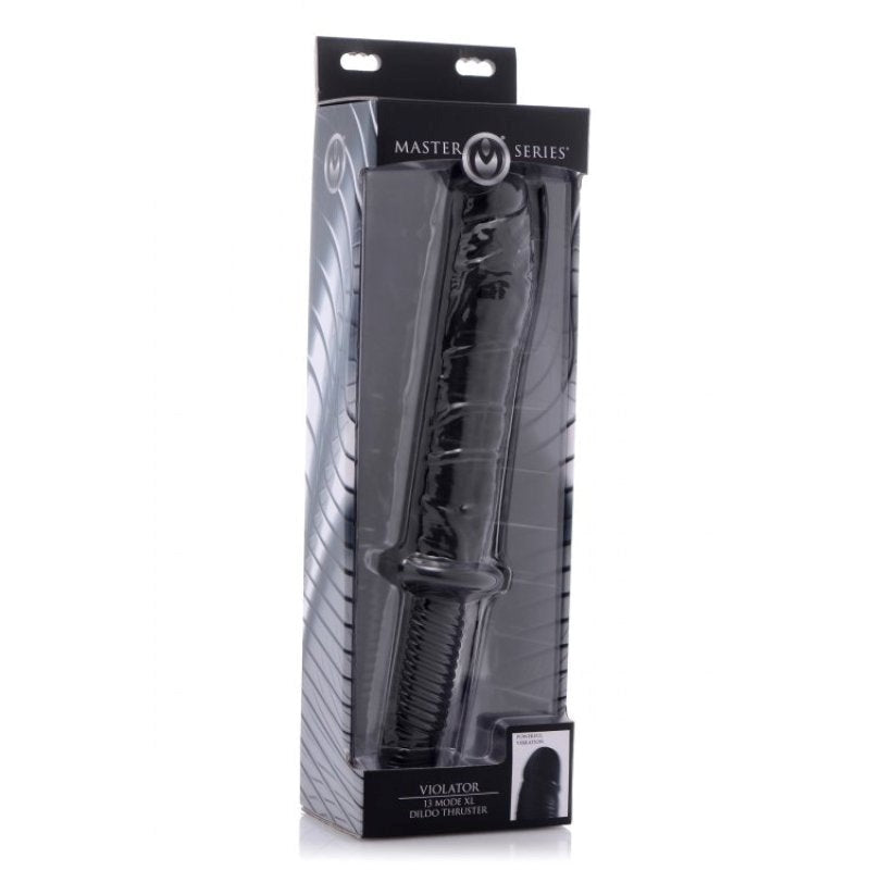 XR Brands The Violator 13 Mode Xl Dildo Thruster with 13 Vibration Modes - - Realistic Dildos