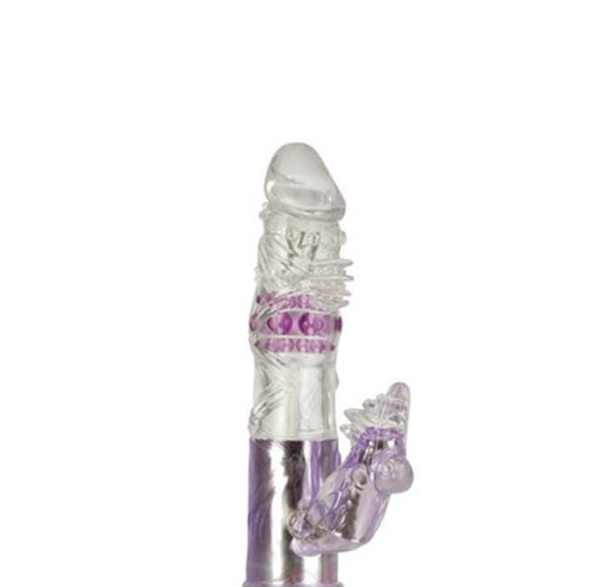 California Exotics The White Stork Vibrator Dual Stimulation Technology - - Rabbit Vibrators