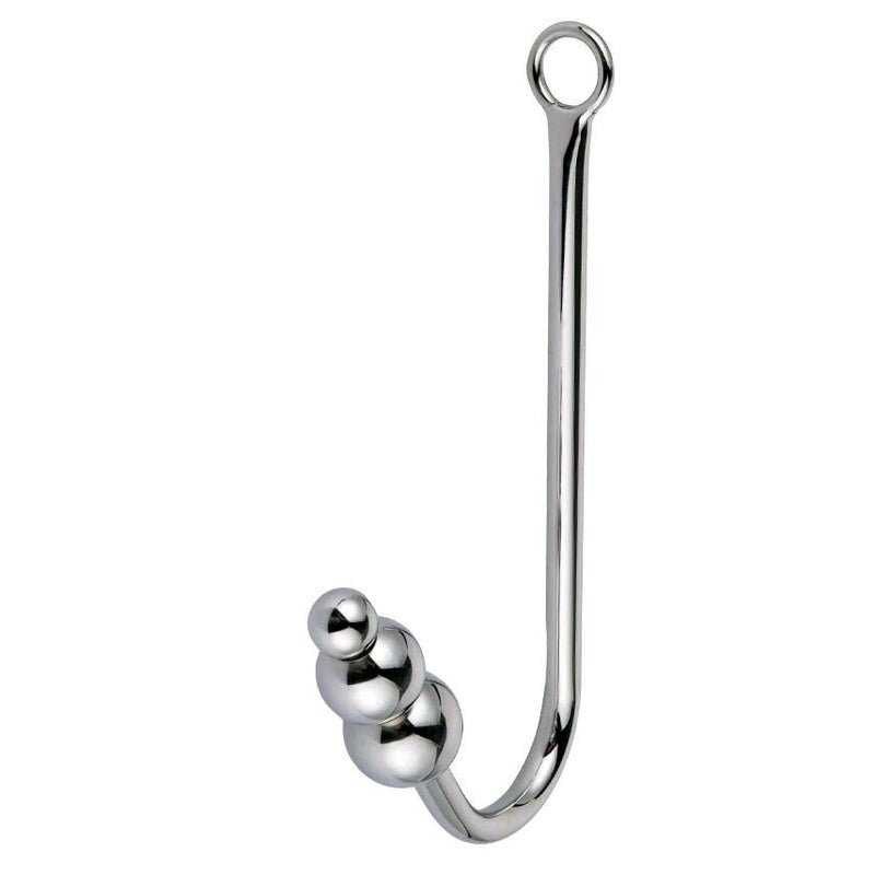 BDStyle Three Ball Steel Anal Hook with Triple Ball Design - - Spreaders and Hangers