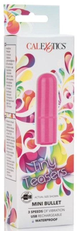 California Exotics Tiny Teasers Mini Bullet Pink Compact Clitoral Vibrator - - Bullet Vibrators