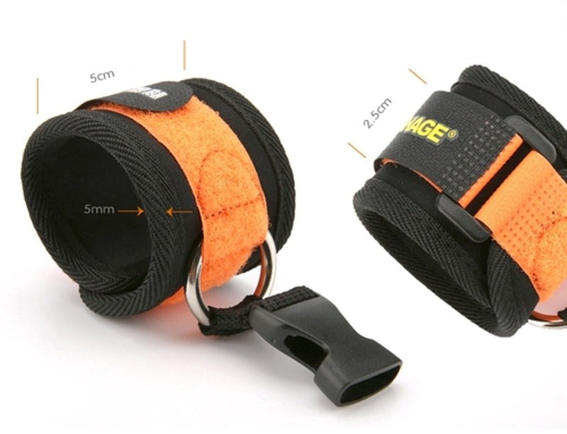 Toughage Double Layer Handcuffs Steel Restraints with Quick Release - - Cuffs and Restraints