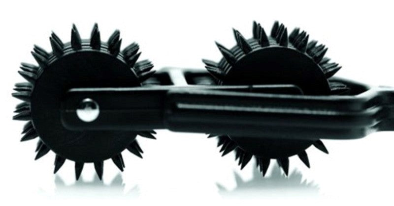 XR Brands Transfix 10 Reel Dual Pinwheel BDSM Sensation Play Wheel - - Dental and Clinical