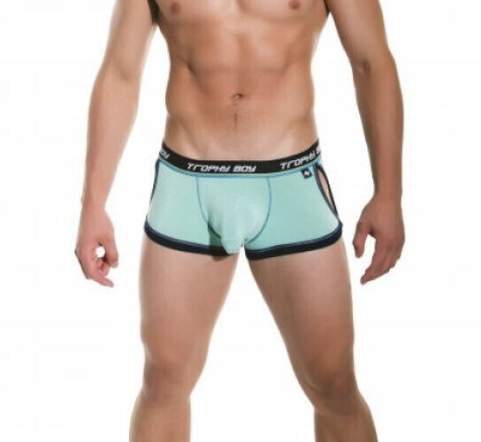 Andrew Christian Trophy Boy Jewel Mint Anatomically Correct Enhanced Pouch - - Mens Briefs And Boxers