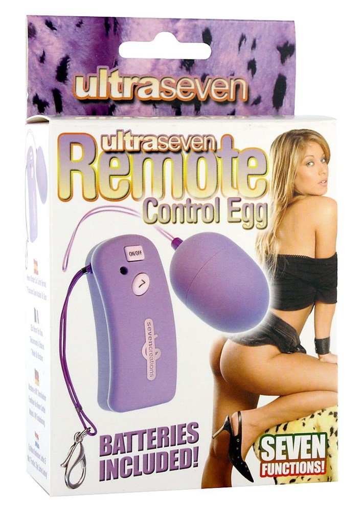 Seven Creations Ultra Seven Remote Control Egg with 7 Functions Remote - - Love Eggs and Kegel Exercisers
