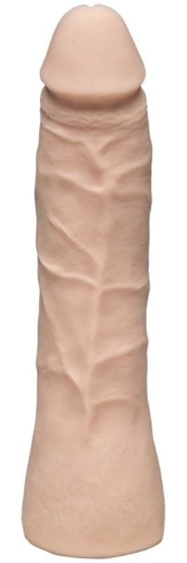 Doc Johnson Vac U Lock 7 Inch Thin Realistic Dong White - - Strap On Sextoys