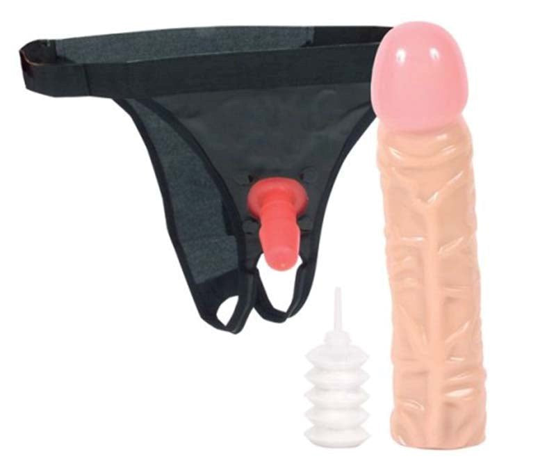 Doc Johnson Vac U Lock 8 Classic Ultra Harness with Dong Strap On Kit - - Strap On Sextoys