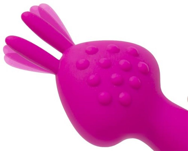 BMS Factory Dual Rabbit Ears Prong Massager Intense Sensations Await - - Rabbit Vibrators
