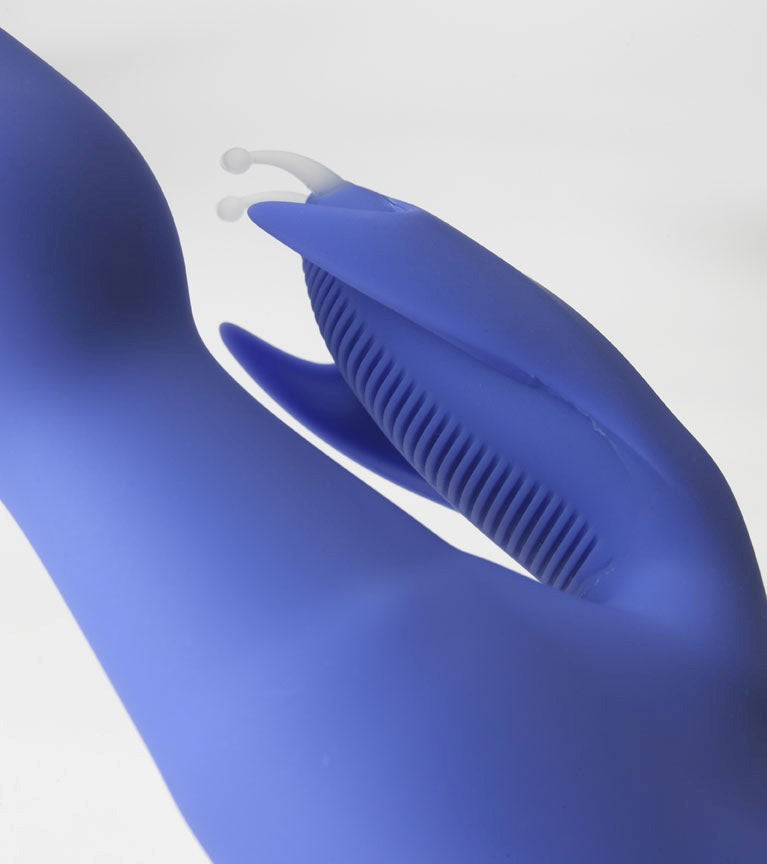 Vibratex Violet Silicone Vibrator Dual Motor G Spot and Clitoral - - Rabbit Vibrators