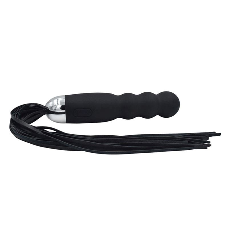 BDStyle Vibrating BDSM Whip & Dildo Dual Function Vibrator with Impact Play - - Realistic Dildos