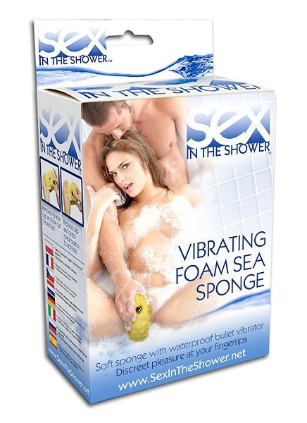 Sportsheets Vibrating Foam Sea Sponge Waterproof Bath Vibrator - - Vibrator Accessories