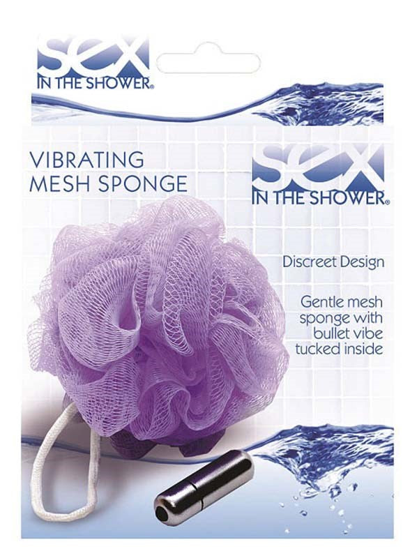 Sportsheets Vibrating Mesh Sponge Bath Time Pleasure and Relaxation - - Vibrator Accessories