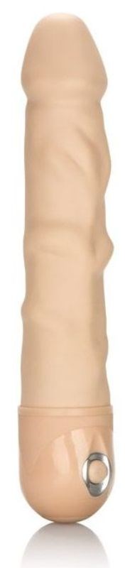 California Exotics Waterproof Power Stud Rod Vibrating Dildo Ivory 7 Inch - - Realistic Dildos