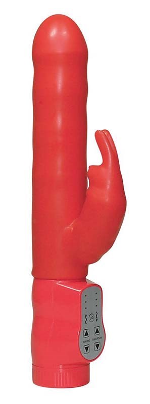 Seven Creations Waver Bunny Red Dual Motor Rabbit Vibrator - - Rabbit Vibrators