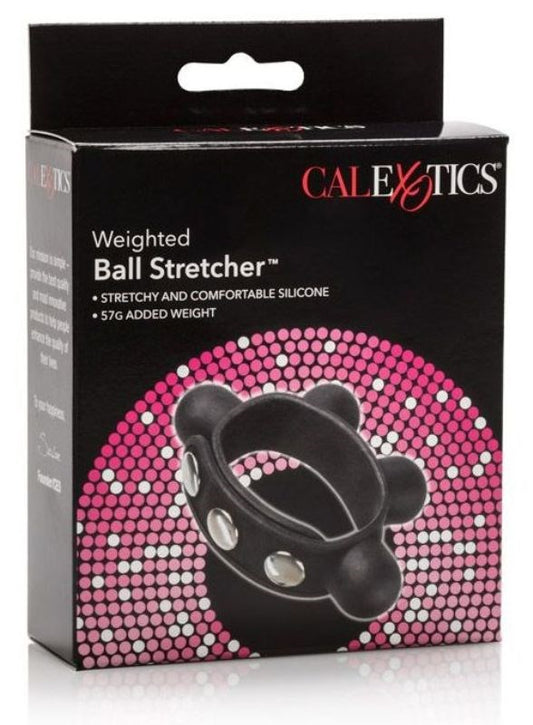 Weighted Ball Stretcher Body Safe CRings - - Ball And Cock Toys