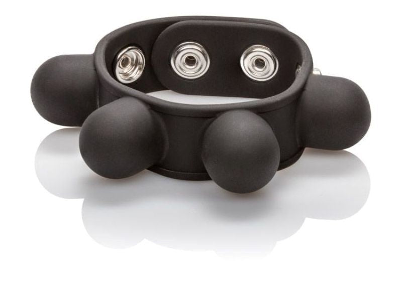 Weighted Ball Stretcher Body Safe CRings - - Ball And Cock Toys