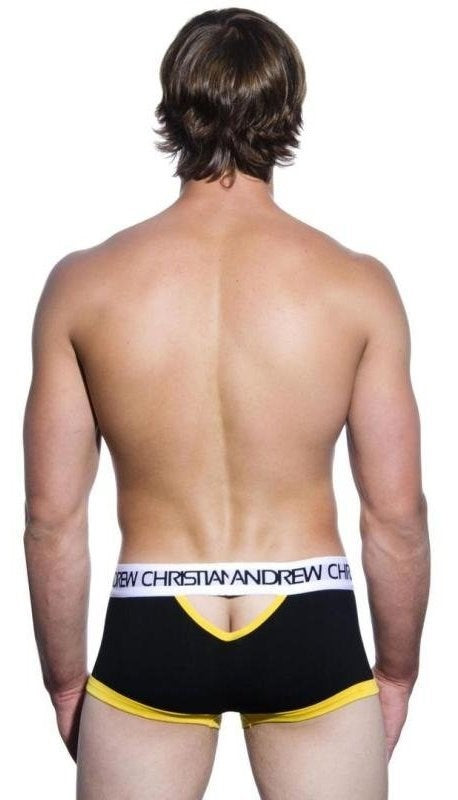 Andrew Christian Werqin Boxer w/ Show It Black XL with Enhancement Pouch - - Jocks and G-Strings
