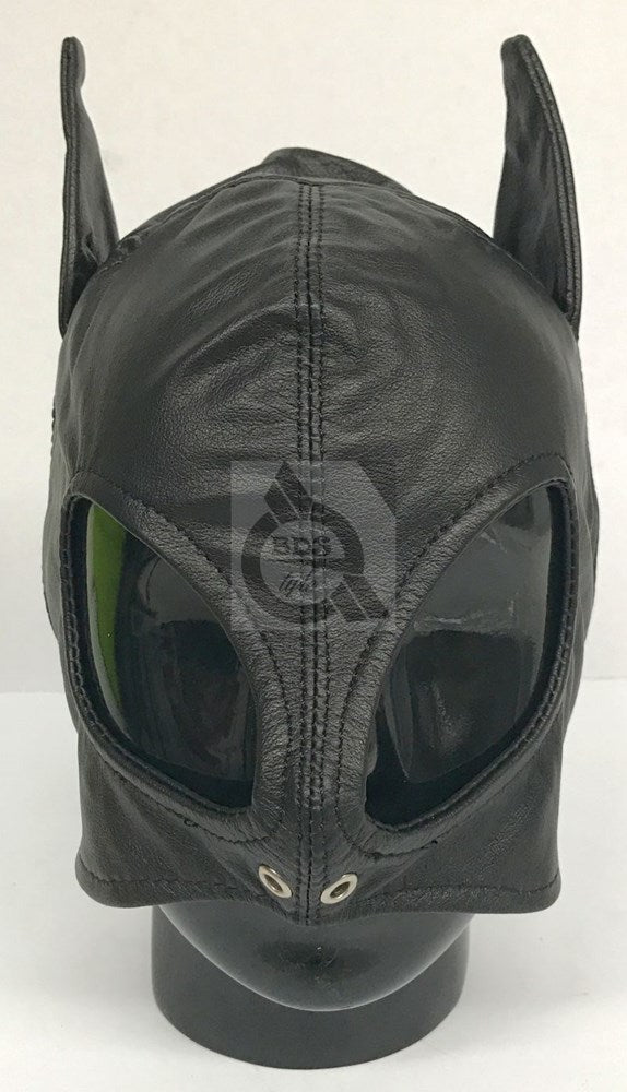 Wicked Wench Feline PVC Hood Cock Fit Delights - - Bondage Hoods