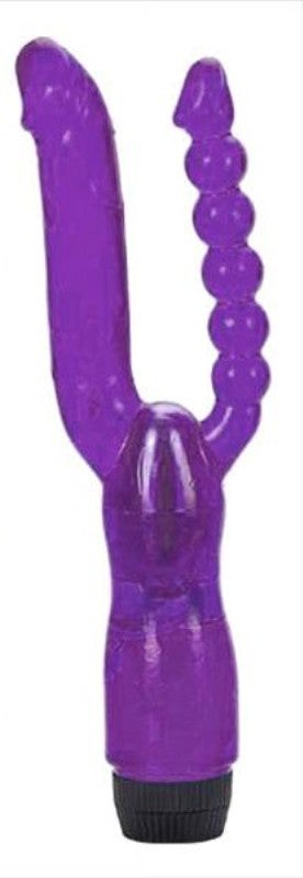 Seven Creations Elevate Your Pleasure with Xcel 10 Inch Dual Stimulation Vibrator - - G-Spot Vibrators