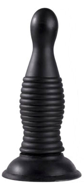 XTRA Around 6" Coiled Butt Plug Be Long and Stay Hard. - - Prostate Toys