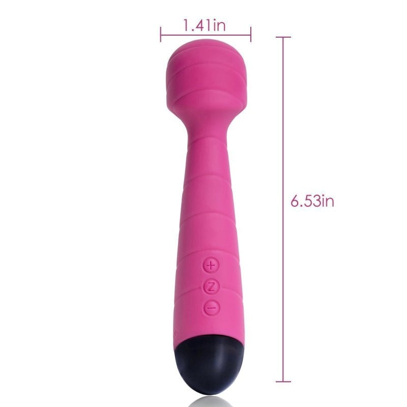 Zemalia Rita Massage Wand Spiral Design Clitoral Vibrator - - Waterproof Vibrators