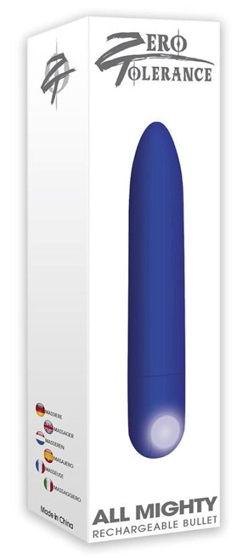 Zero Tolerance All Mighty Rechargeable Bullt Vibrator - - Bullet Vibrators
