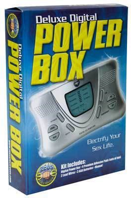 XR Brands Zeus Electrosex Deluxe Digital Power Box Dual Channel Control - - Electro Sex