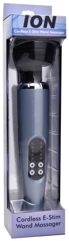 XR Brands Zeus Ion Cordless E Stim Wand Massager Dual Action Stimulation - - Electro Sex
