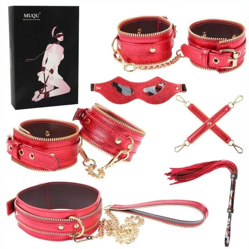 Zipper Edge Bondage Kit 7 piece Dom Gear Online - - Bondage Kits