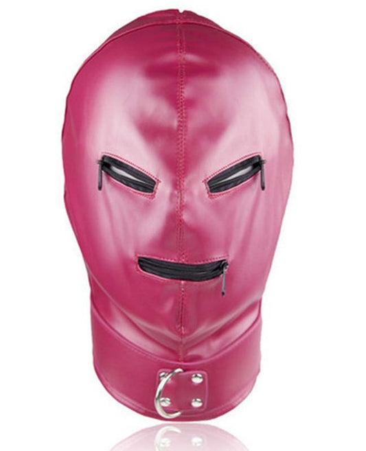 Zipper Head Hood Dom Gear Online - - Bondage Hoods