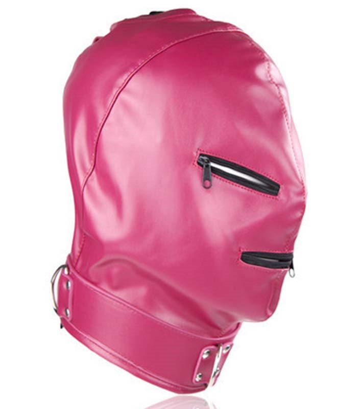 Zipper Head Hood Dom Gear Online - - Bondage Hoods