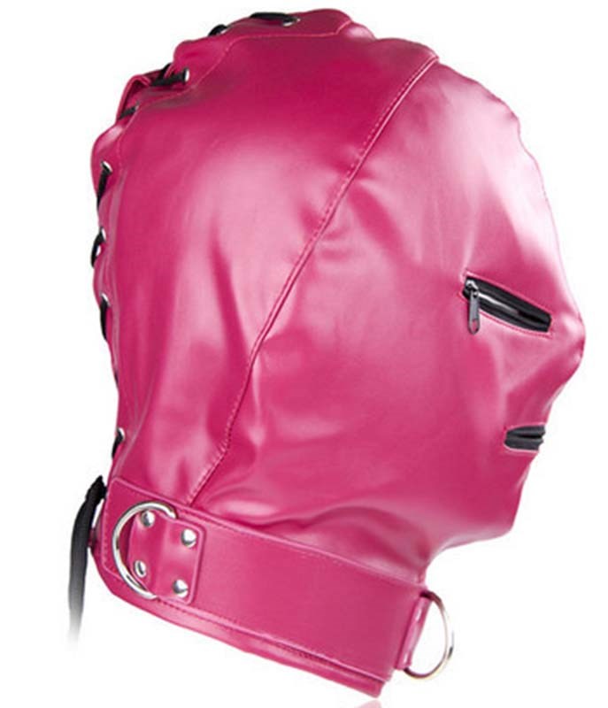 Zipper Head Hood Dom Gear Online - - Bondage Hoods