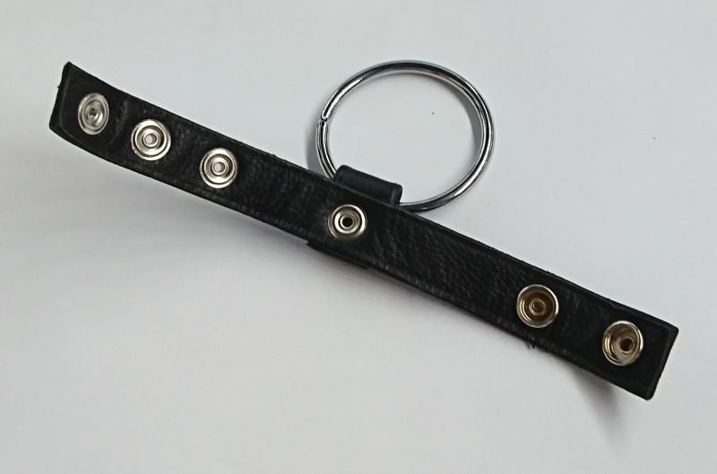 Sexy Dees Leather & Metal Cock Ring - - Cock Rings