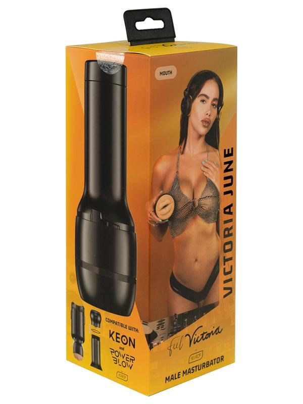Kiiroo Feel Victoria June Masturbator Sleeve Interactive Male Sex Toy - - Masturbators and Strokers