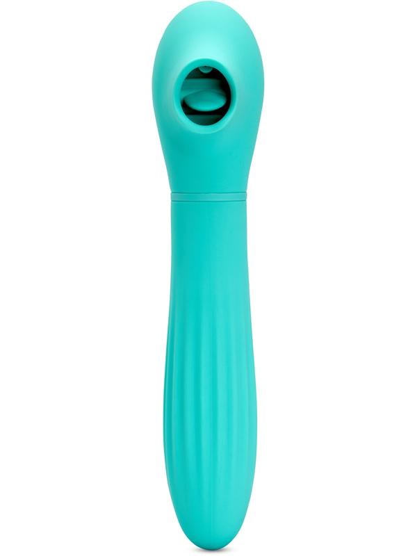 Nu Sensuelle Triple Action Daisy Clitoral Vibrator with Suction and Thrusting - - G-Spot Vibrators